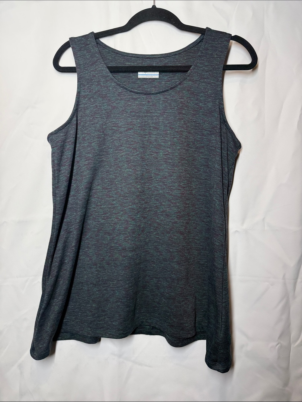 Heathered Green Sleeveless Tank Top